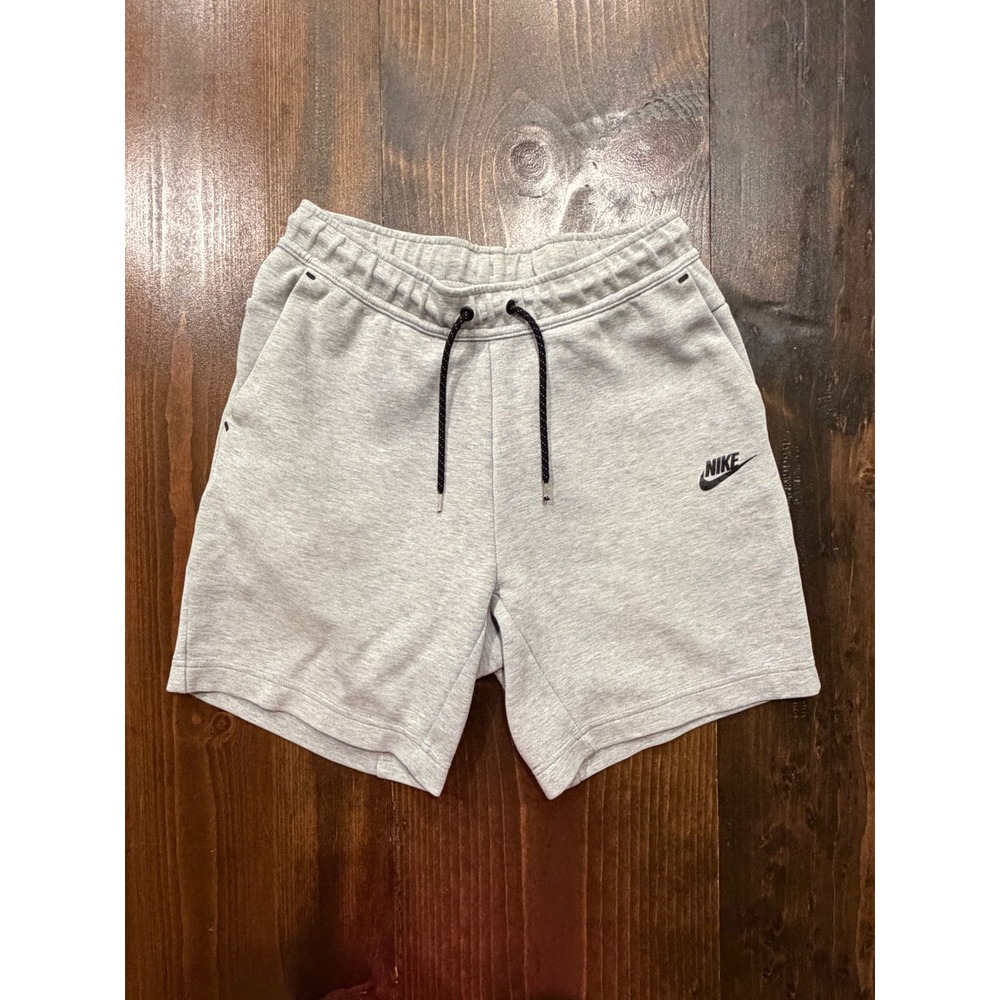 Nike Tech Fleece Shorts Mens Small Grey Heather Athleisure Gym